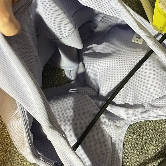 🔵 All in motion NWT Light Purple V-Neck ribbed Crop padded sports bra xxl plus - Picture 5 of 5